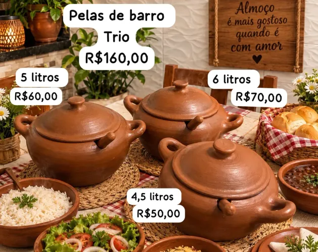 Panelas de barro