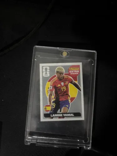 figurinha extra sticker copa 2026 yamal prata