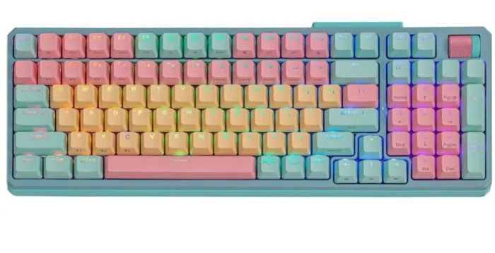 Teclado Gamer Mecanico Cooler Master Mk770 Macaron Rgb Wireless 2.4Ghz Bluetooth Type-C Ka