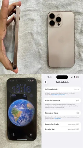 iPhone 16 Pro Max 256 Gb Bateria 91%