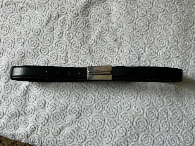 CINTO BALLY MASCULINO COURO DUPLA FACE MARROM E PRETO