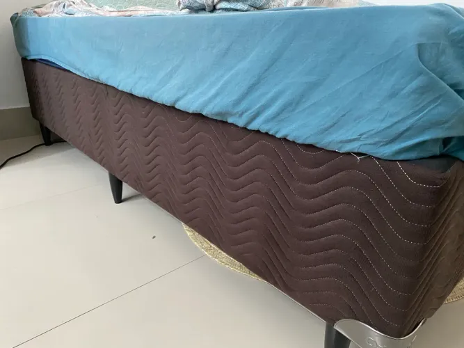 Base cama de casal com colchão D33
