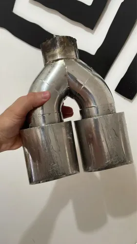 Ponteira dupla de 3? polegadas de aço inox 304