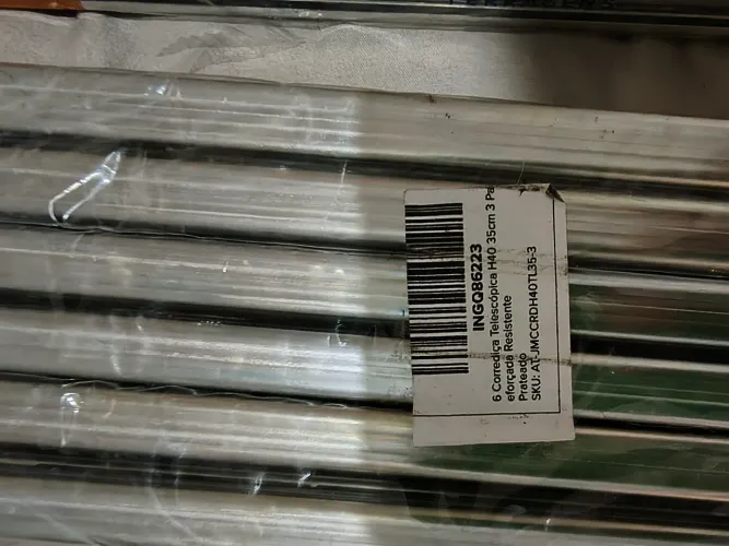 8 Corrediça Telescópica H42 45cm 4 Par Reforçada Resistente