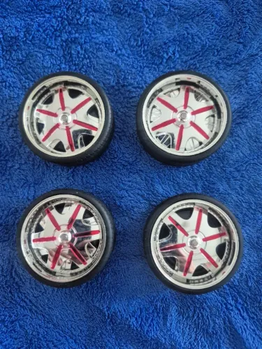 Jogo de Rodas Para Miniaturas