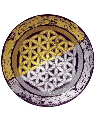 Quadro Mandala Decorativo em MDF 40 cm