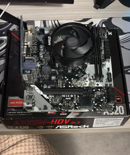 ryzen 3 3600 + asrock a320m-hdv r4.0 usados