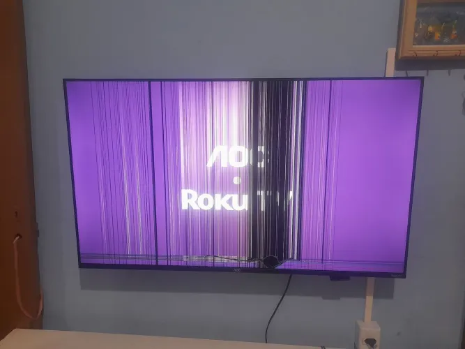 Tv Roku 43 , tela com defeito