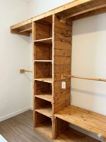 Closet todo na madeira