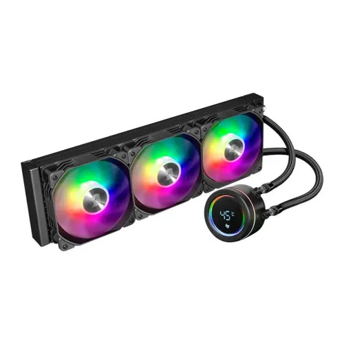 Water Cooler Pichau Aqua 360X, ARGB, 360mm, Preto.