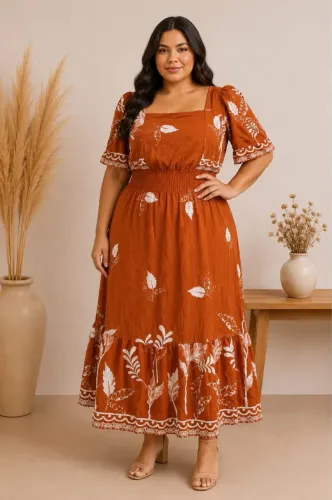 Vestido longo plus (atacado e varejo) @assammodas