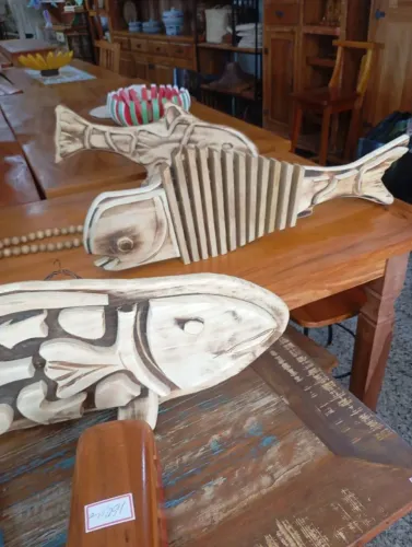 Artesanato em madeira 