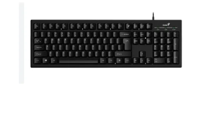 KIT COM 3 TECLADOS USB GENIUS KB-100X PRETO