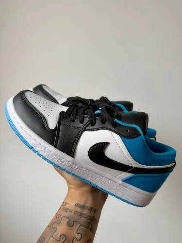 nike air jordan 1 low se laser blue - novo | tam. 39 - com caixa