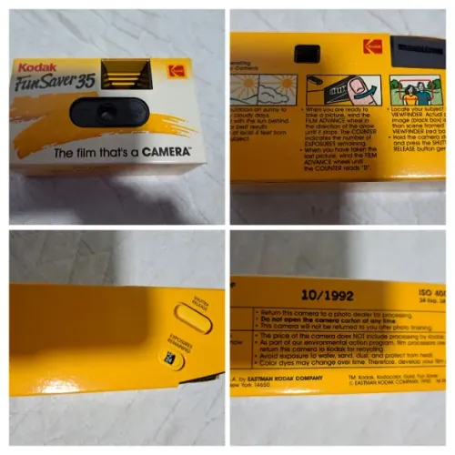 Câmera descartável Kodak Fun Saver 35 (LACRADA)