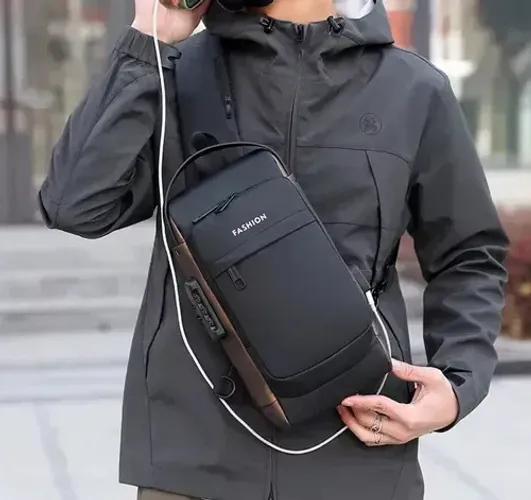 Mochila de Ombro Anti-Furto