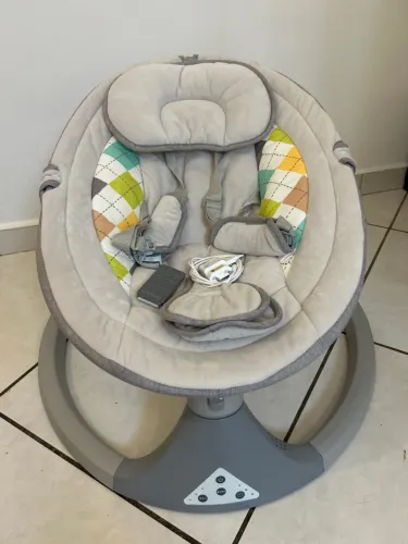 Cadeira De Descanso Balanco Eletrica Bebe Clingo Automatica