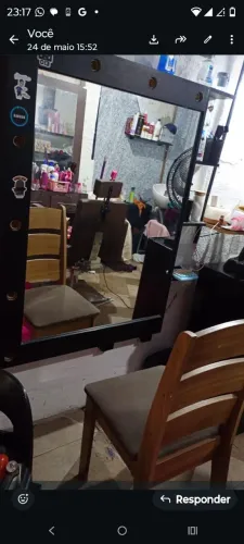 Bancada para barbearia 