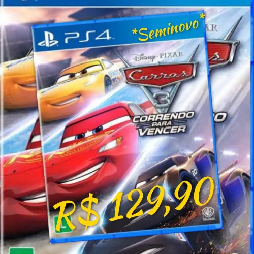 Carros 3 - PS4 / PS5 - Leia o anúncio