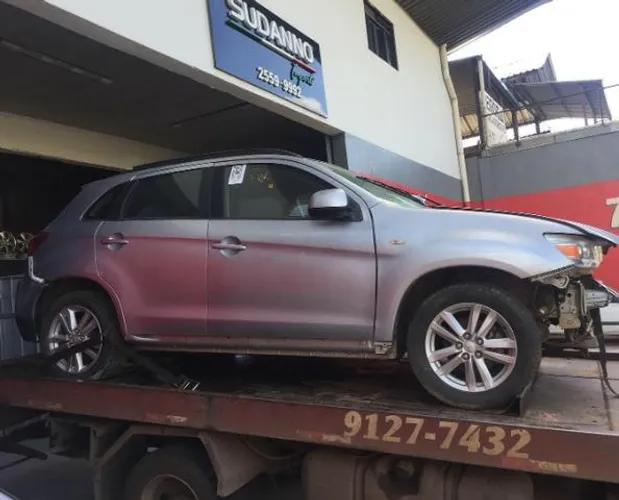Sucata Mitsubishi Asx 2.0 Aut. 2012 Para Retirada De Peças