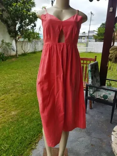 Vestido coraI farm