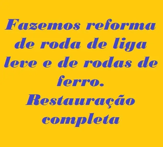 Reforma de rodas qualquer aro VW Gol Fiat Argo Uno GM Corsa Onix Renault BMW Mercedes Jeep