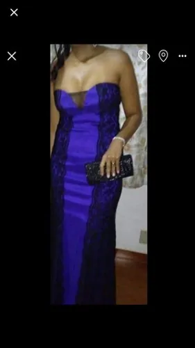 Vestido festa sem ajustes calda sereia 