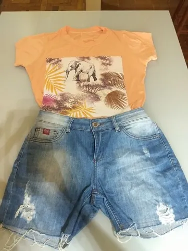 Short jeans, tamanho 36