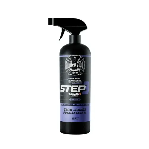 Manutenção De Vitrificador Step3 500ml Dimension Car Care