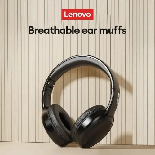 Fone Lenovo Bluetooth TH30 Headset, Treino, Academia, Game