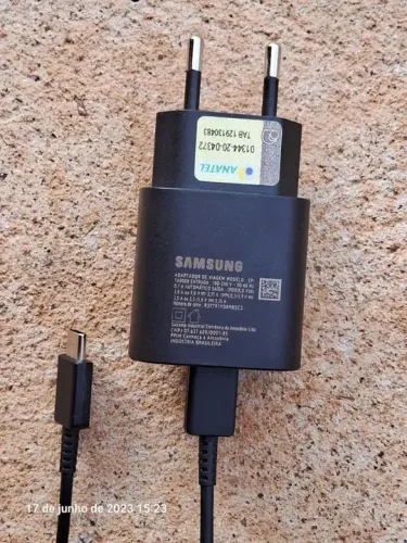 Carregador Samsung 25w Turbo Fast Original Novo - Garantia