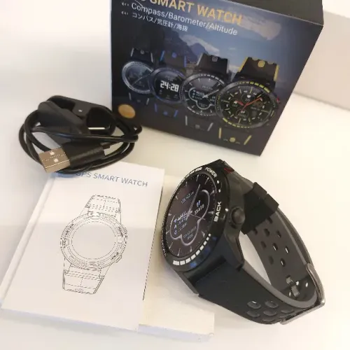 NOVO | Smartwatch Esportivo com GPS Bússola Barômetro Monitor Cardíaco 