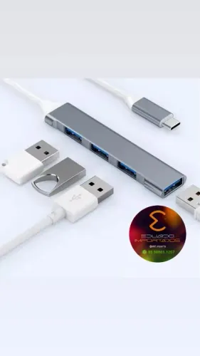 Hub USB tipoC com 4 portas 3.0 5.0gbps