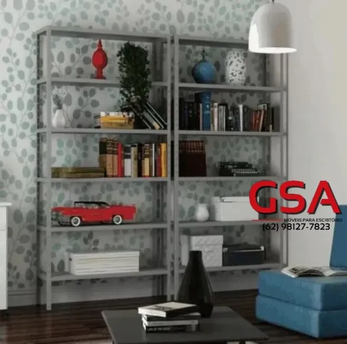 Estante de Aço 30 cm c/ 6 prateleiras ( Goiânia entrega e montagem grátis! )