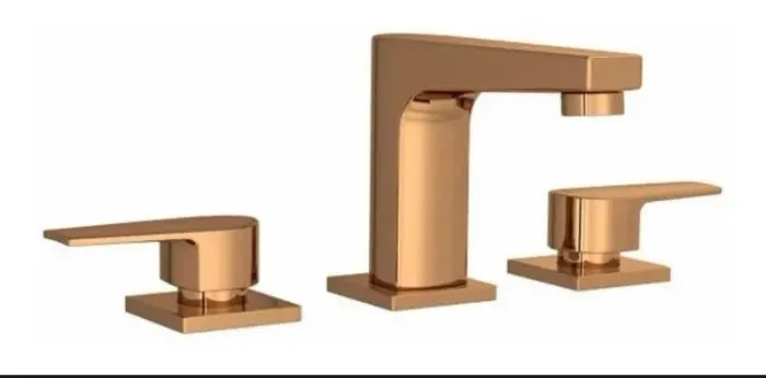 Torneira misturador Deca rose gold