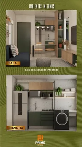Prime Parque, 2 quartos, 1 suítes, 1 vaga de garagem, Mário Covas