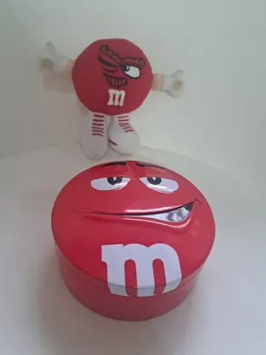 Pelúcia e Porta Trecos M&M's, M&M Vermelho