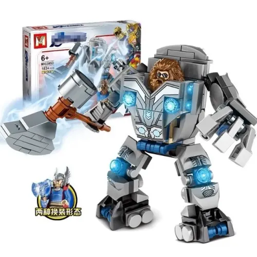 Lego Heroes Versão Robo Mg305 Thor 183pçs