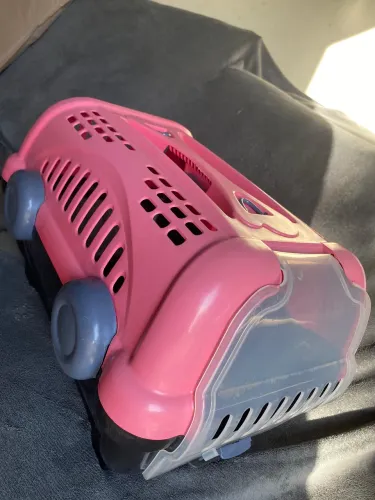 Caixa transporte para gatas e cachorros pequenos 