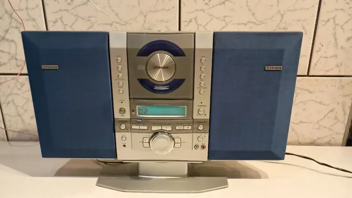 Som antigo Portátil Fisher slim 1500 CD 