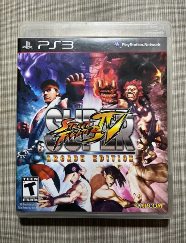 Street Fighter IV Arcade Edition PS3 - Mídia Física Original em Ótimo Estado