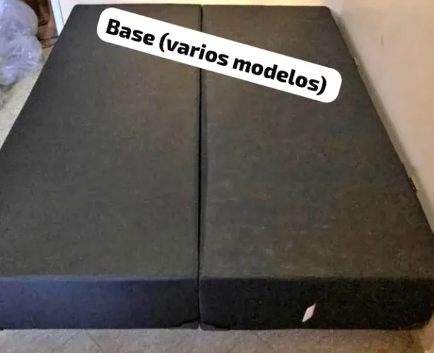 Cama box base e suporte (varias cores) 