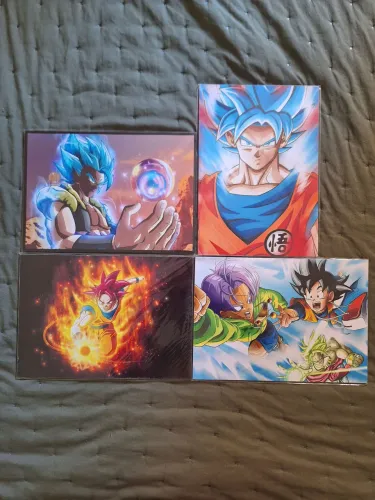Dragon Ball Z Quadros Decorativos Novos Lacrado (ler descrição)