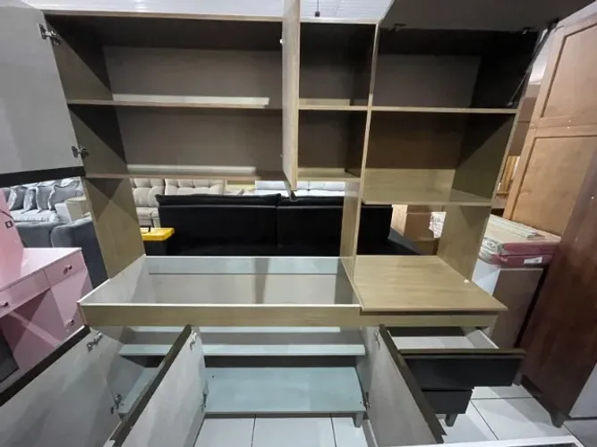 COZINHA COMPCTA NOVA COM ESPAÇO MICRO  E FORNO 