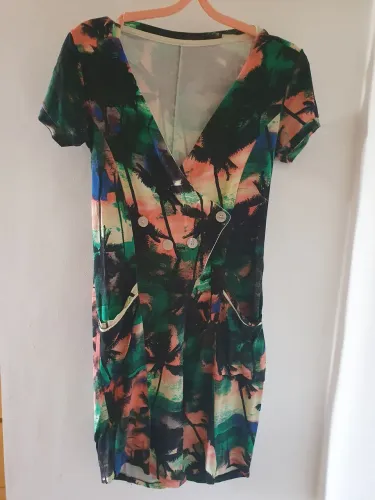 Macaquinho Estampado Tropical