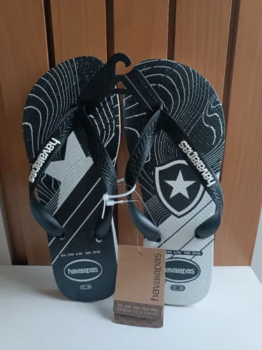 Sandálias Havaianas Oficial do BOTAFOGO 