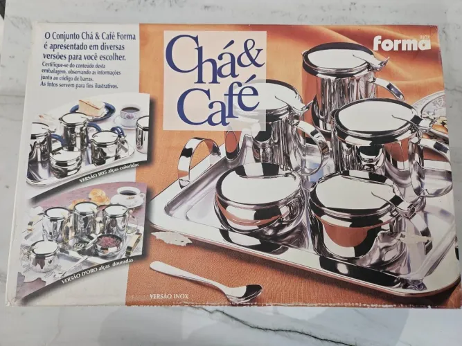 Conjunto Chá e Café Inox 