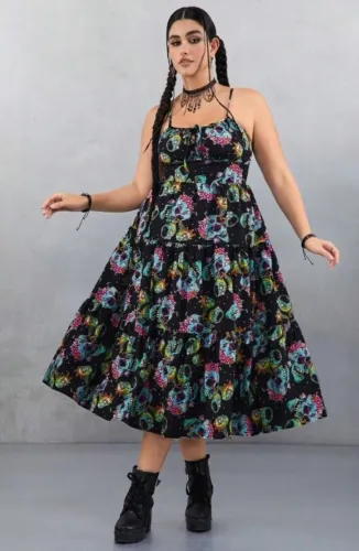 Vestido Rick and Morty zumbis plus size 3XL
