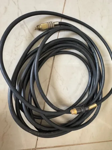 Cabo super video svideo / RCA ponteira de ouro 5mts