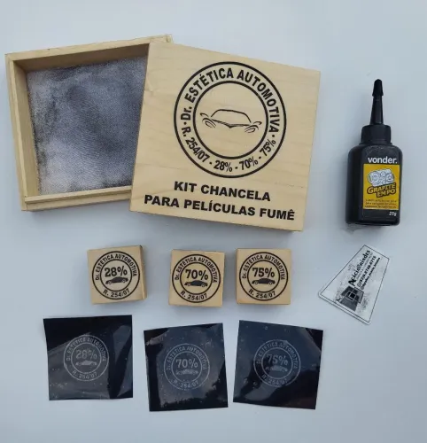 Kit Chancela para Películas Fumê - Estética Automotiva